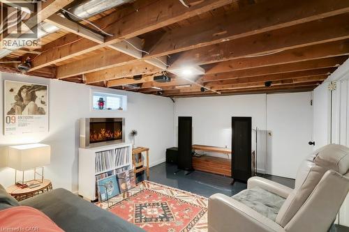 20 Ramore Street, Cambridge, ON - Indoor Photo Showing Basement With Fireplace