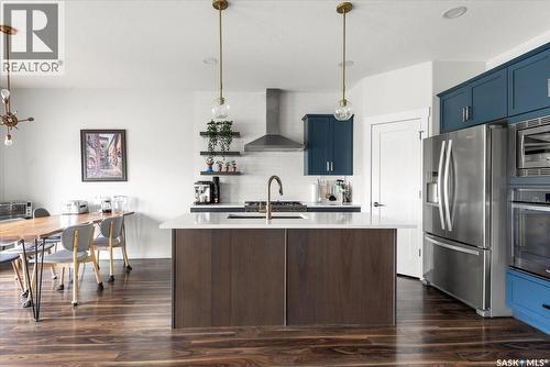 3628 Gee Crescent, Regina, SK - Indoor Photo Showing Kitchen With Stainless Steel Kitchen With Upgraded Kitchen