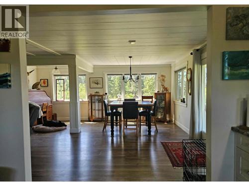 from kitchen to dining - 270 Brash-Allen Road, Enderby, BC - Indoor Photo Showing Dining Room