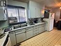 102 1St Avenue, Landis, SK  - Indoor Photo Showing Kitchen With Double Sink 