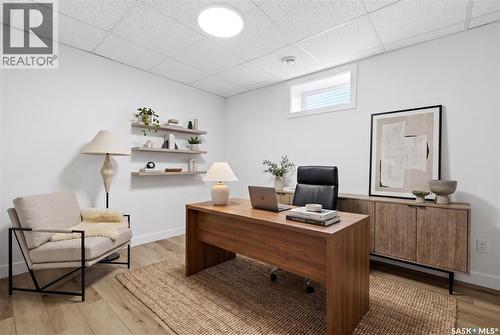 3706 Queens Gate, Regina, SK - Indoor Photo Showing Office