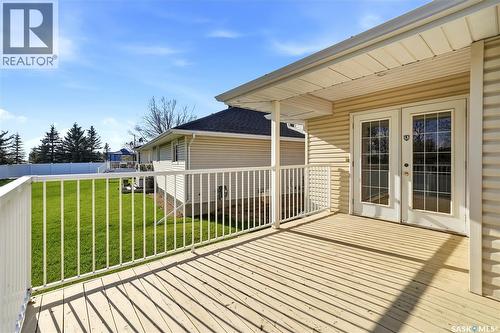 3706 Queens Gate, Regina, SK - Outdoor With Deck Patio Veranda With Exterior