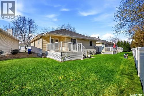 3706 Queens Gate, Regina, SK - Outdoor With Deck Patio Veranda With Exterior