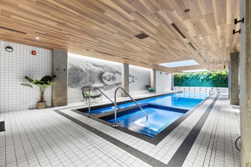 Piscine - 851-288 Rue Richmond, Montréal (Le Sud-Ouest), QC - Indoor Photo Showing Other Room With In Ground Pool