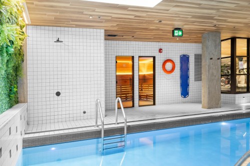 Sauna - 851-288 Rue Richmond, Montréal (Le Sud-Ouest), QC - Indoor Photo Showing Other Room With In Ground Pool