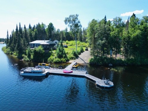 Photo aérienne - 252 Lac Mauser, La Tuque, QC - Outdoor With Body Of Water