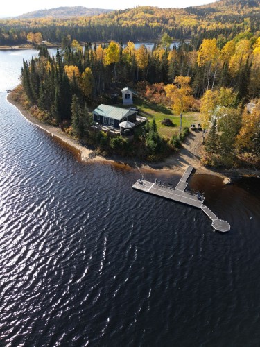 Photo aérienne - 252 Lac Mauser, La Tuque, QC - Outdoor With Body Of Water With View