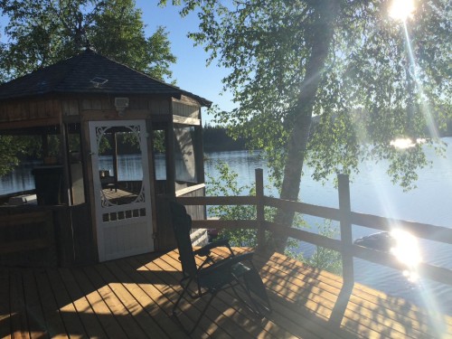 Véranda - 252 Lac Mauser, La Tuque, QC - Outdoor With Body Of Water