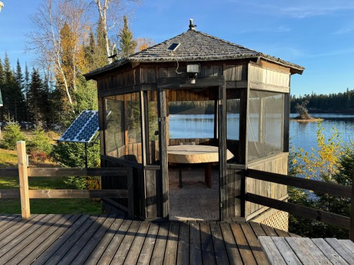 Véranda - 252 Lac Mauser, La Tuque, QC - Outdoor With Body Of Water With Deck Patio Veranda