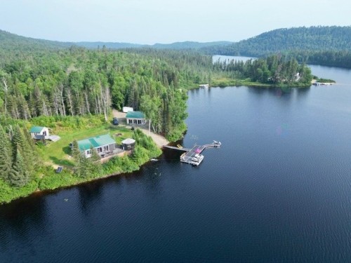 Photo aérienne - 252 Lac Mauser, La Tuque, QC - Outdoor With Body Of Water With View