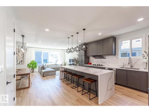 11445 79 Av Nw, Edmonton, AB - Indoor Photo Showing Kitchen With Upgraded Kitchen