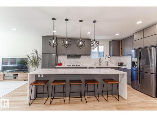 11445 79 Av Nw, Edmonton, AB - Indoor Photo Showing Kitchen With Upgraded Kitchen