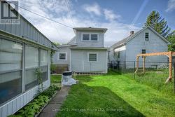 rear elevation of main building and back yard - 