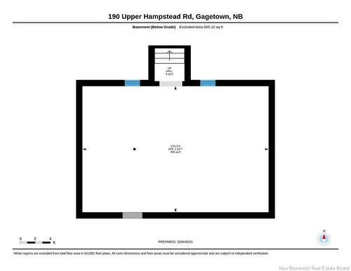 190 Upper Hampstead Rd, Gagetown, NB 