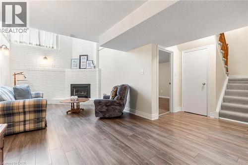 4237 Trellis Crescent, Mississauga, ON - Indoor Photo Showing Living Room With Fireplace