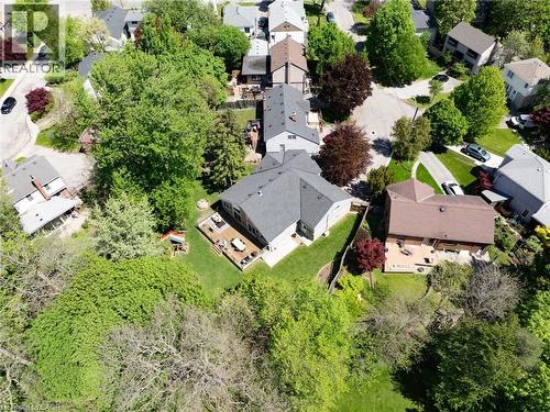 Expansive property featuring a multi-level deck, mature trees, and a spacious green lawn - 24 Glenwood Crescent, Hamilton, ON - Outdoor With View