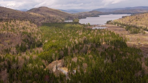 Photo aérienne - 21 Imp. De L'Eau-Vive, Saint-Donat, QC - Outdoor With Body Of Water With View