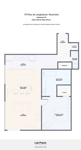 Floor Plan - 102-175 Rue De Langloiserie, Rosemère, QC - Indoor Photo Showing Bathroom