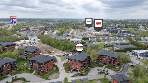 Aerial View - 102-175 Rue De Langloiserie, Rosemère, QC - Outdoor With View
