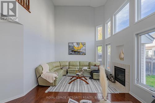 Family Room - 102 Whitestone Drive, Ottawa, ON - Indoor Photo Showing Other Room With Fireplace