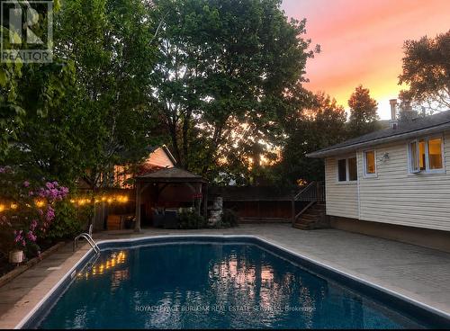 2207 Jester Court, Burlington, ON - Outdoor With In Ground Pool With Backyard