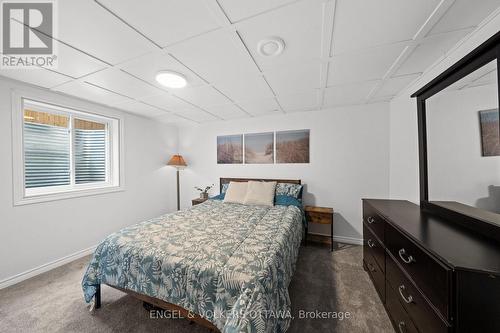 3rd bedroom in the lower level with large window - 1056 Hindley Street, Ottawa, ON - Indoor Photo Showing Bedroom