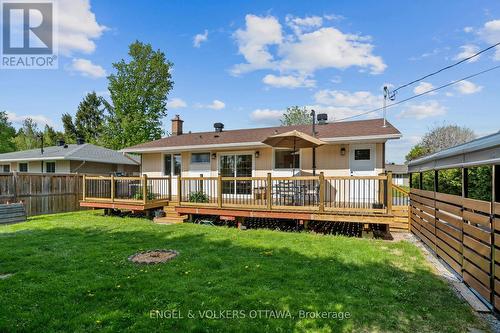 Large Deck full length of home - 1056 Hindley Street, Ottawa, ON - Outdoor With Deck Patio Veranda