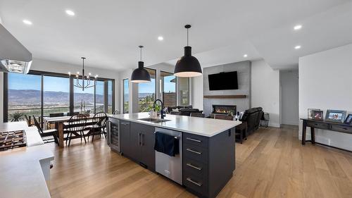 2300 Saddleback Drive, Kamloops, BC - Indoor With Fireplace