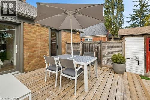256 Bowman Street, Waterloo, ON - Outdoor With Deck Patio Veranda With Exterior