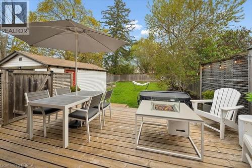 256 Bowman Street, Waterloo, ON - Outdoor With Deck Patio Veranda