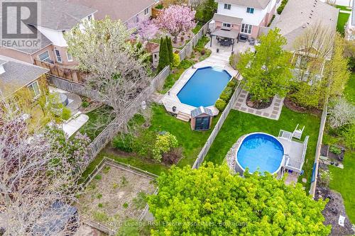 4119 Continental Drive, Burlington, ON - Outdoor With Above Ground Pool With Deck Patio Veranda