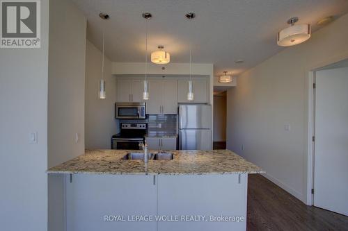 1007 - 150 Water Street N, Cambridge, ON - Indoor Photo Showing Kitchen With Double Sink
