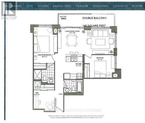 FLOOR PLAN - 1007 - 150 Water Street N, Cambridge, ON - Other