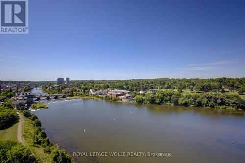 CONDO VIEW - 1007 - 150 Water Street N, Cambridge, ON - Outdoor With Body Of Water With View