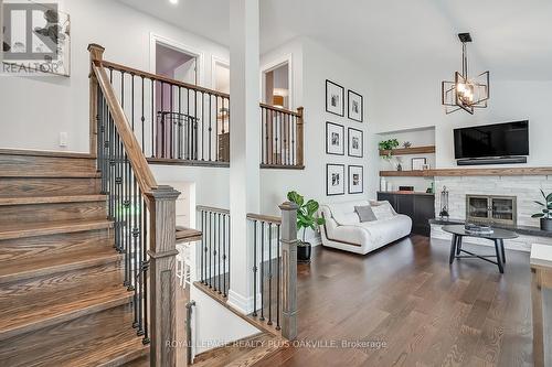 3531 Gallager Drive, Mississauga, ON - Indoor With Fireplace