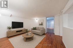 Virtually Staged family room - 