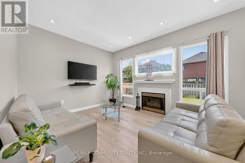 154 Thicket Crescent, Pickering, ON - Indoor Photo Showing Living Room With Fireplace