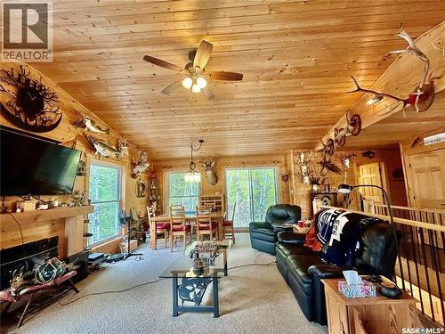 10 Hillview Drive, Tobin Lake, SK - Indoor With Fireplace