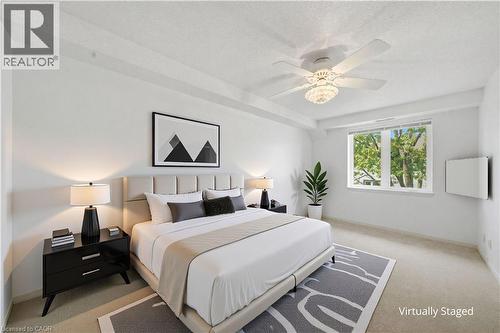 Virtually Staged - 416 Limeridge Road E Unit# 303, Hamilton, ON - Indoor Photo Showing Bedroom
