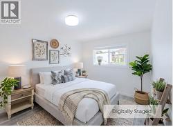 Primary bedroom virtually staged - 