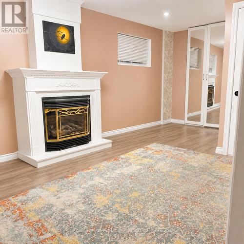 3427 Martins Pine Crescent, Mississauga, ON - Indoor Photo Showing Living Room With Fireplace