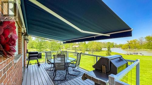 32A Haldimand Trail, Dunnville, ON - Outdoor With Body Of Water With Deck Patio Veranda With Exterior