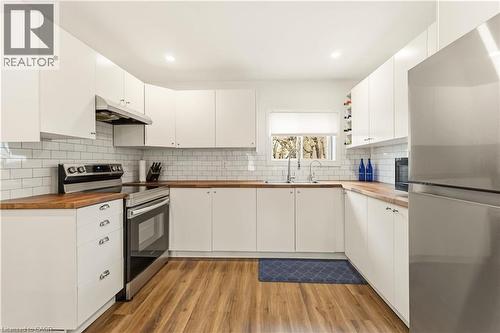 27 Edinburgh Avenue, Hamilton, ON - Indoor Photo Showing Kitchen With Double Sink