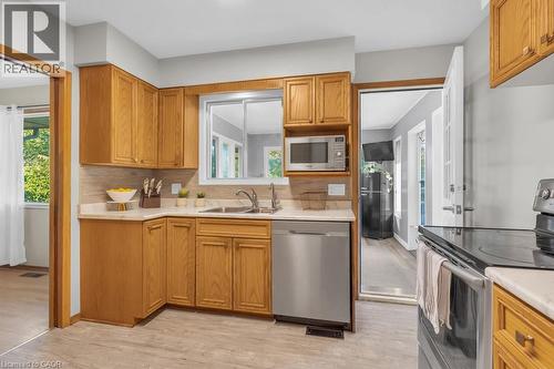 240 Elliott Street, Cambridge, ON - Indoor Photo Showing Kitchen With Double Sink