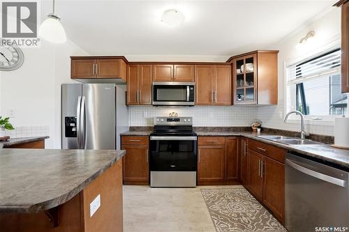 610 110 Shillington Crescent, Saskatoon, SK - Indoor Photo Showing Kitchen With Stainless Steel Kitchen With Double Sink