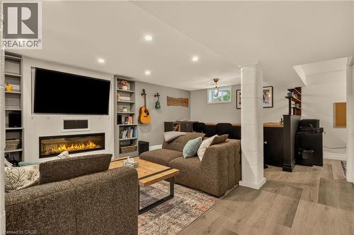 1396 Niels Avenue, Burlington, ON - Indoor With Fireplace