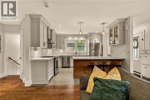 1396 Niels Avenue, Burlington, ON - Indoor Photo Showing Kitchen With Upgraded Kitchen