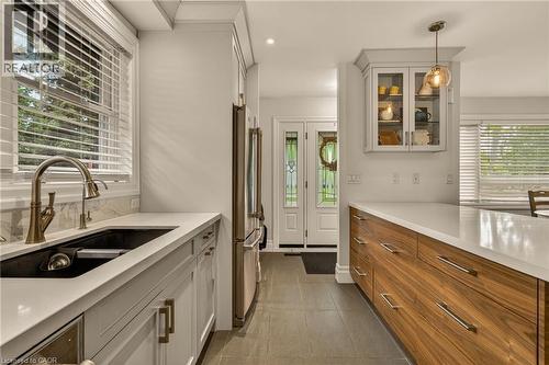1396 Niels Avenue, Burlington, ON - Indoor Photo Showing Kitchen With Double Sink