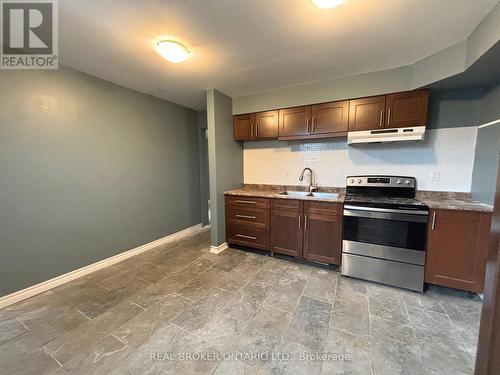 518 Cannon Street E, Hamilton, ON - Indoor Photo Showing Kitchen With Double Sink