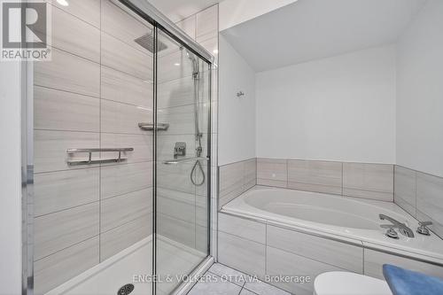 New walk in shower and Toto toilet in 2021 - 27 Briarway Private, Ottawa, ON - Indoor Photo Showing Bathroom